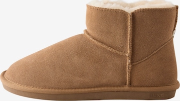 Next - Zapatillas de casa en marrón: frente