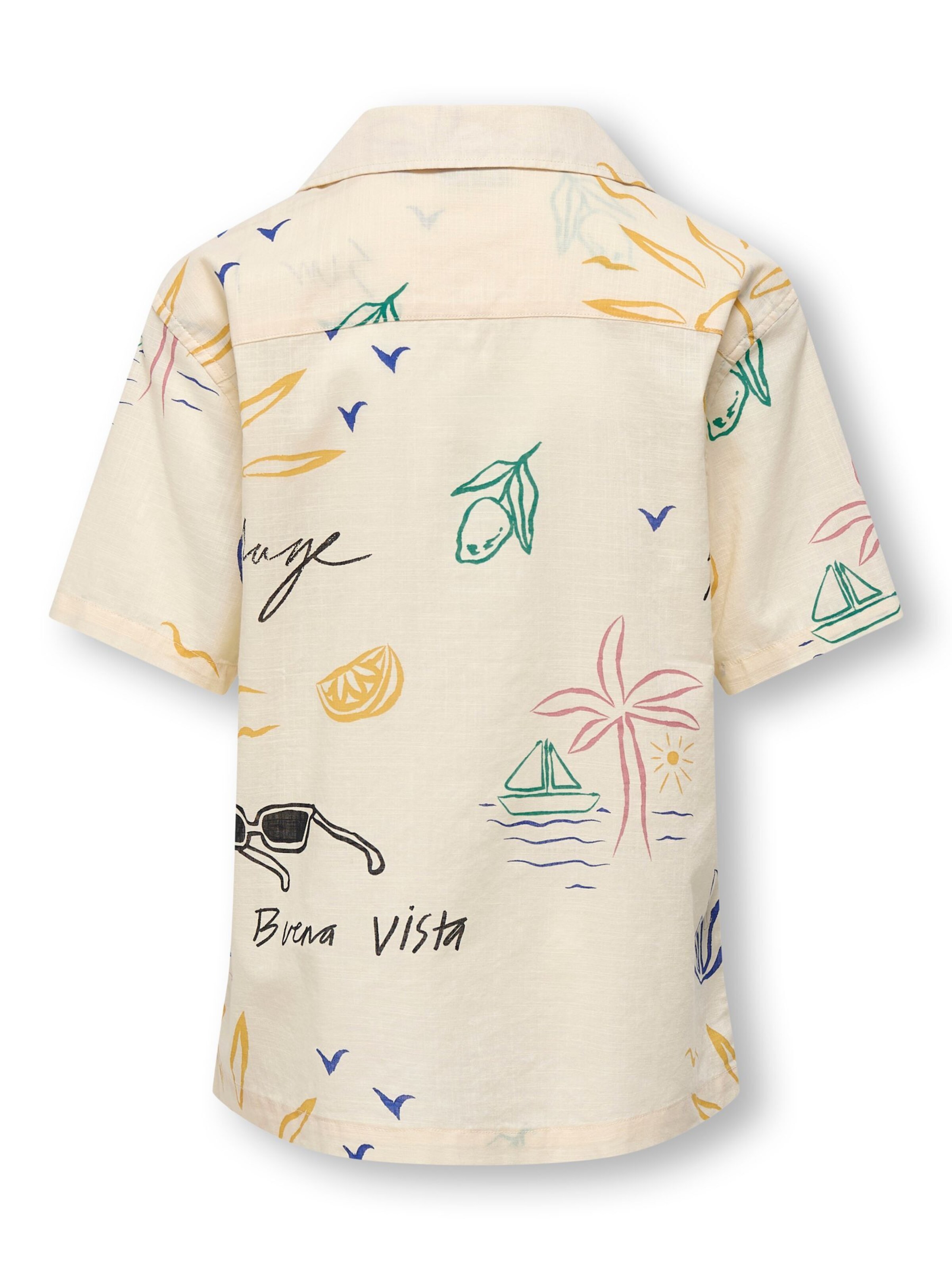 Only & Sons Junior Regular fit Button up shirt 'OSJLuke' in White