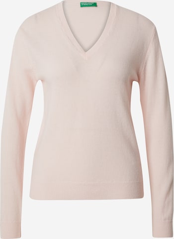 UNITED COLORS OF BENETTON Sweater in Beige: front