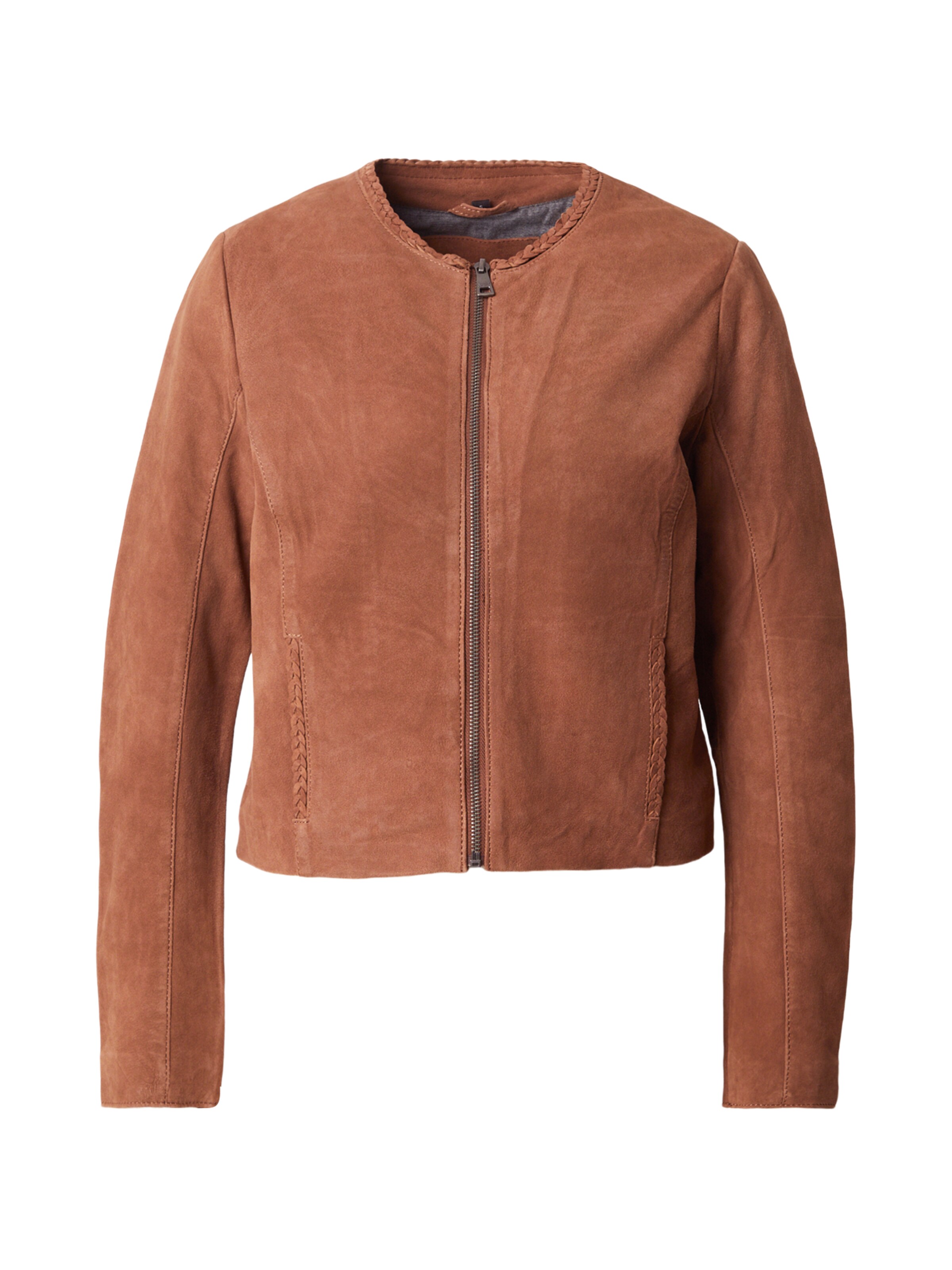 Mauritius Between-season jacket 'Zainu' in Brown: front