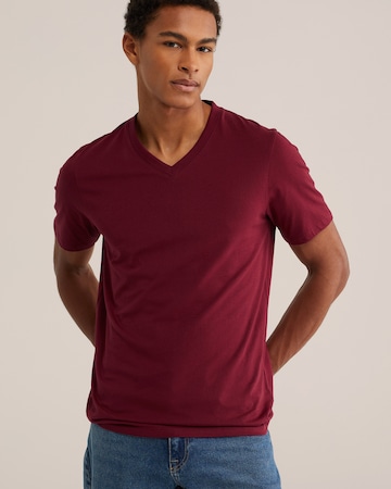 WE Fashion T-shirt i röd: framsida