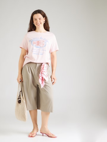 ONLY Carmakoma Shirt 'CARInes' in Pink