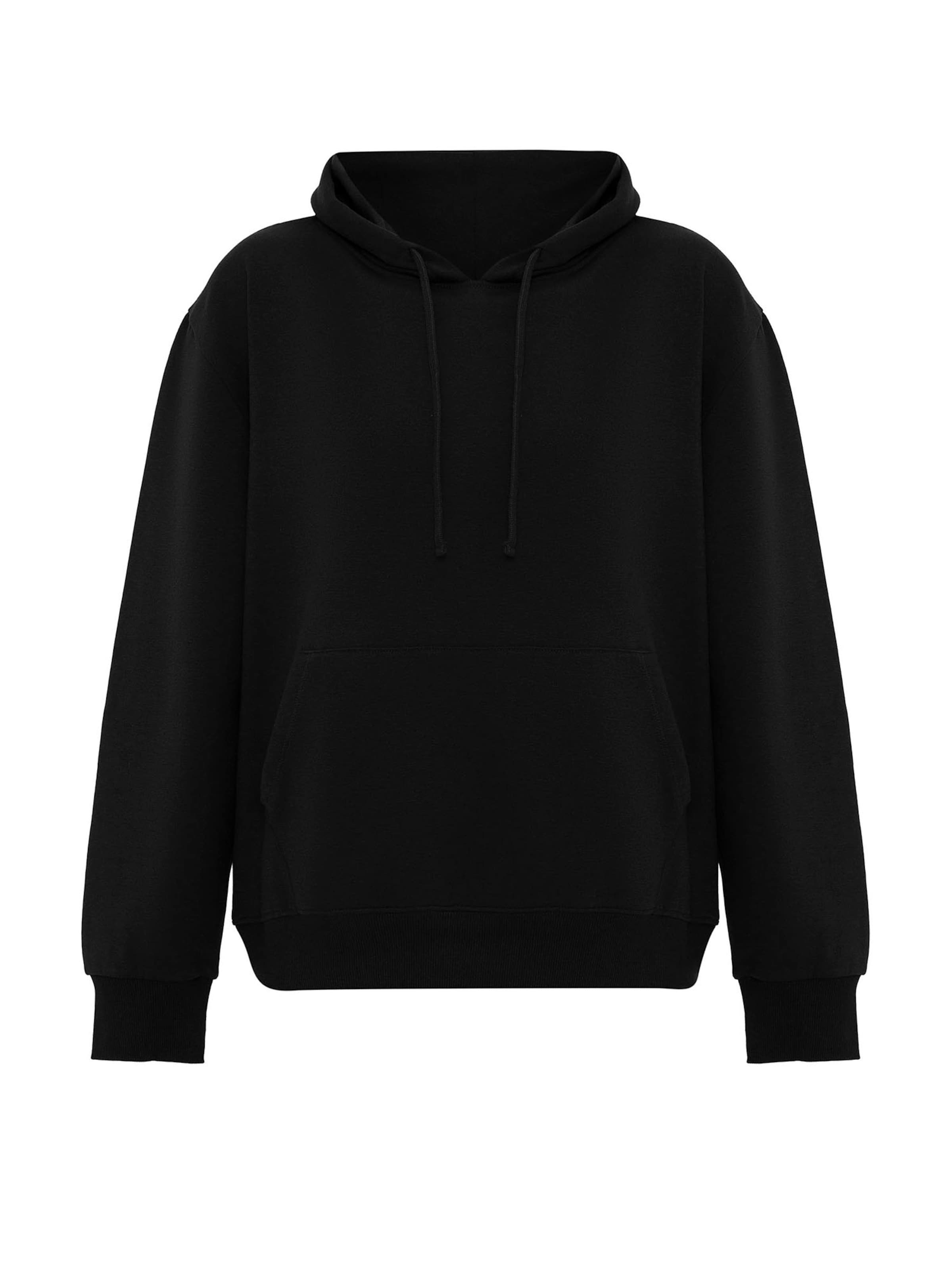 Jacey Quinn Sweatshirt in Schwarz: Vorderseite