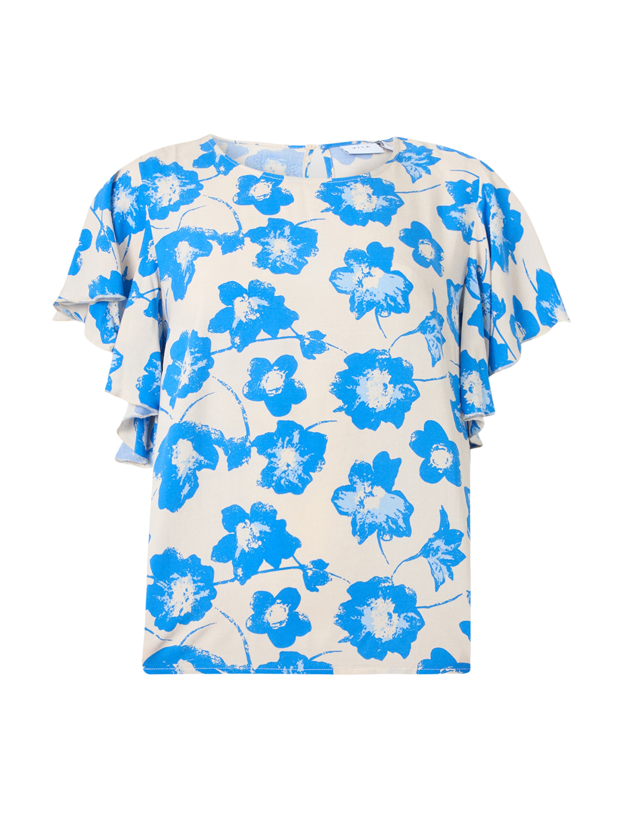 Camicia da donna 'VIPERRY' di VILA in beige: frontale