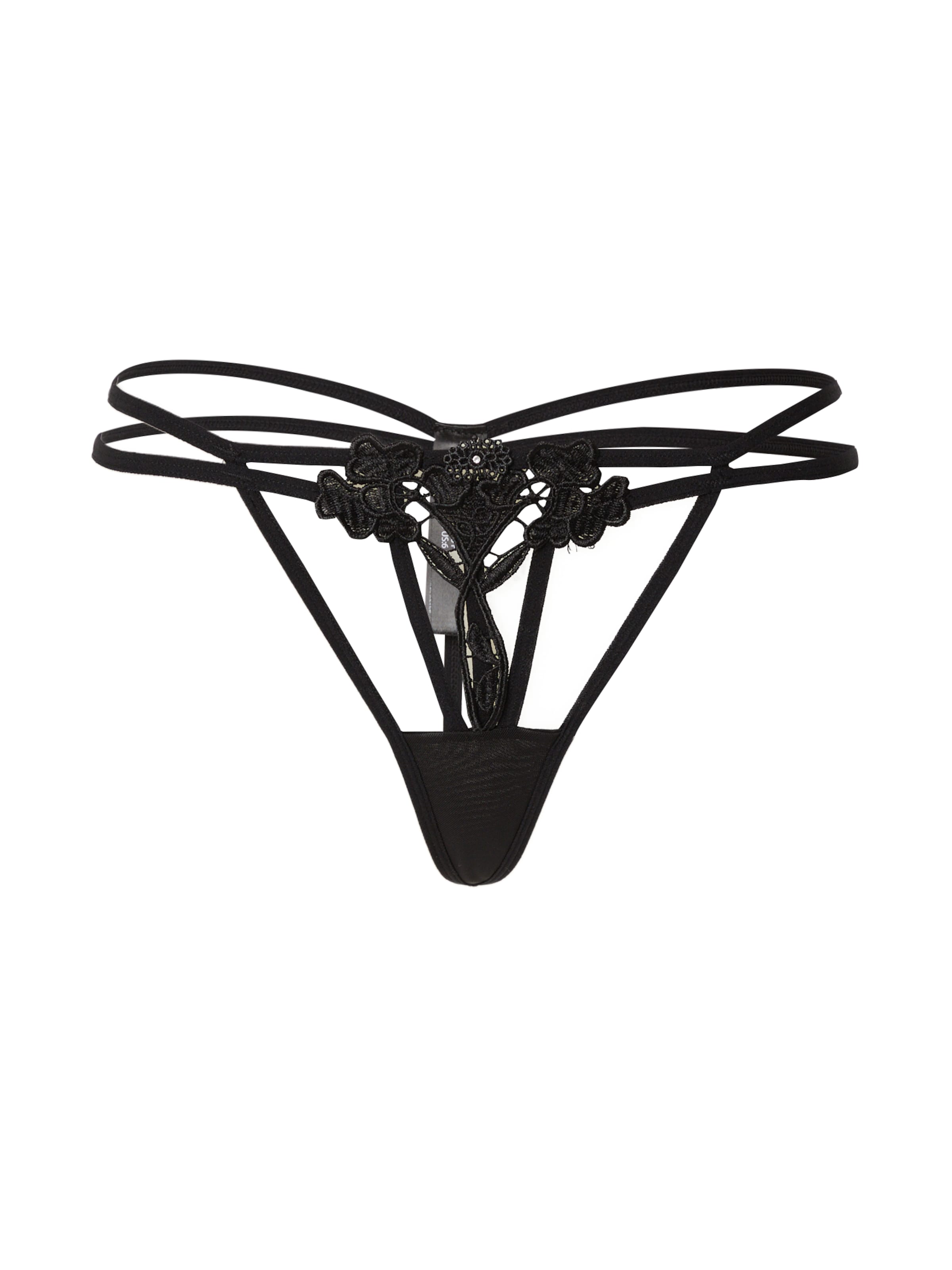 String 'Nova' di Bluebella in nero: frontale