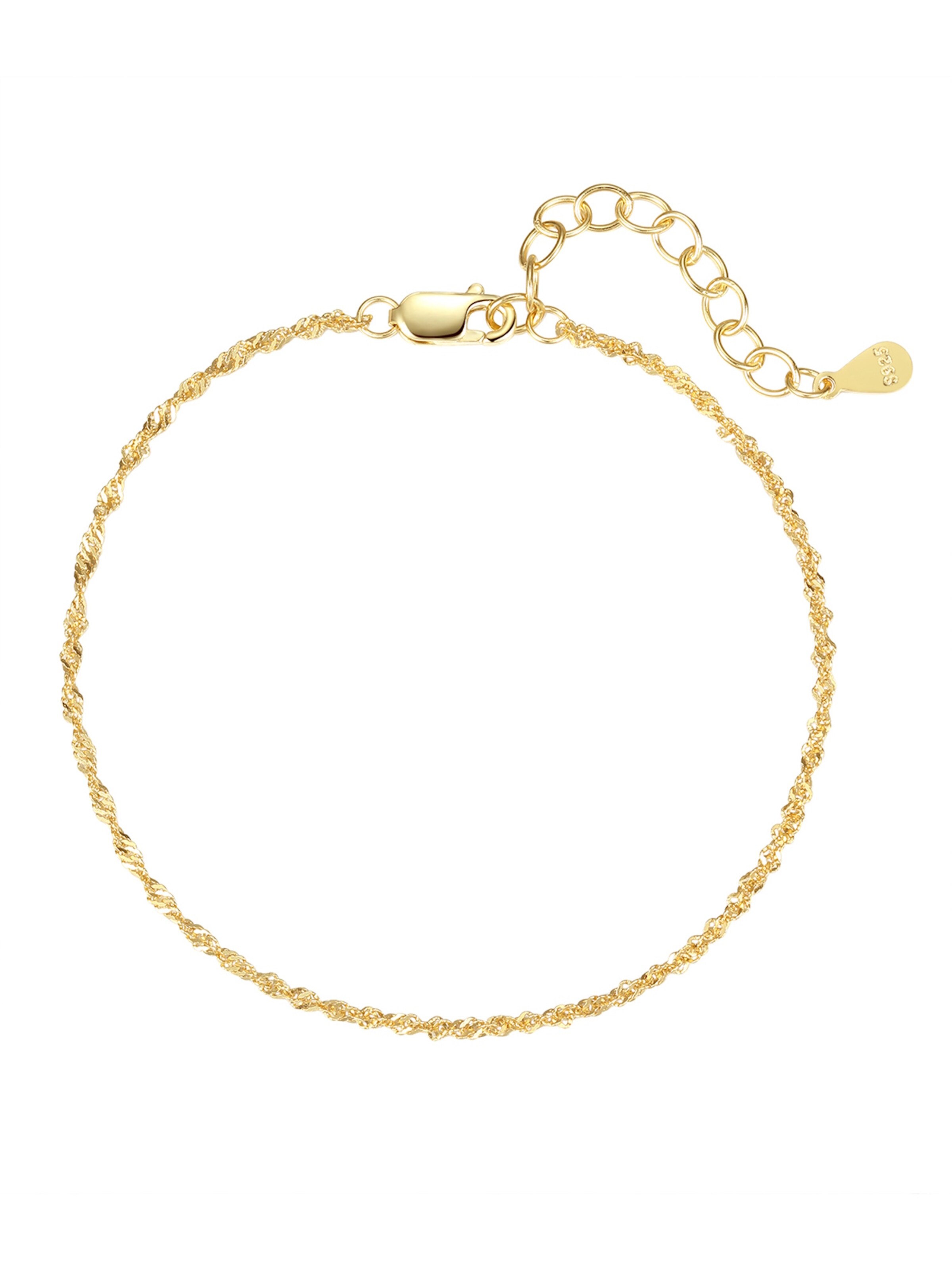 Braccialetto 'Soft Twist' di Hey Happiness in oro