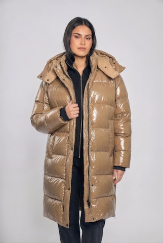 FREAKY NATION Зимно яке в кафяво: отпред