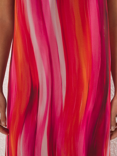 Trendyol Kleit tumelilla / oranž / roosa / valge, Tootevaade