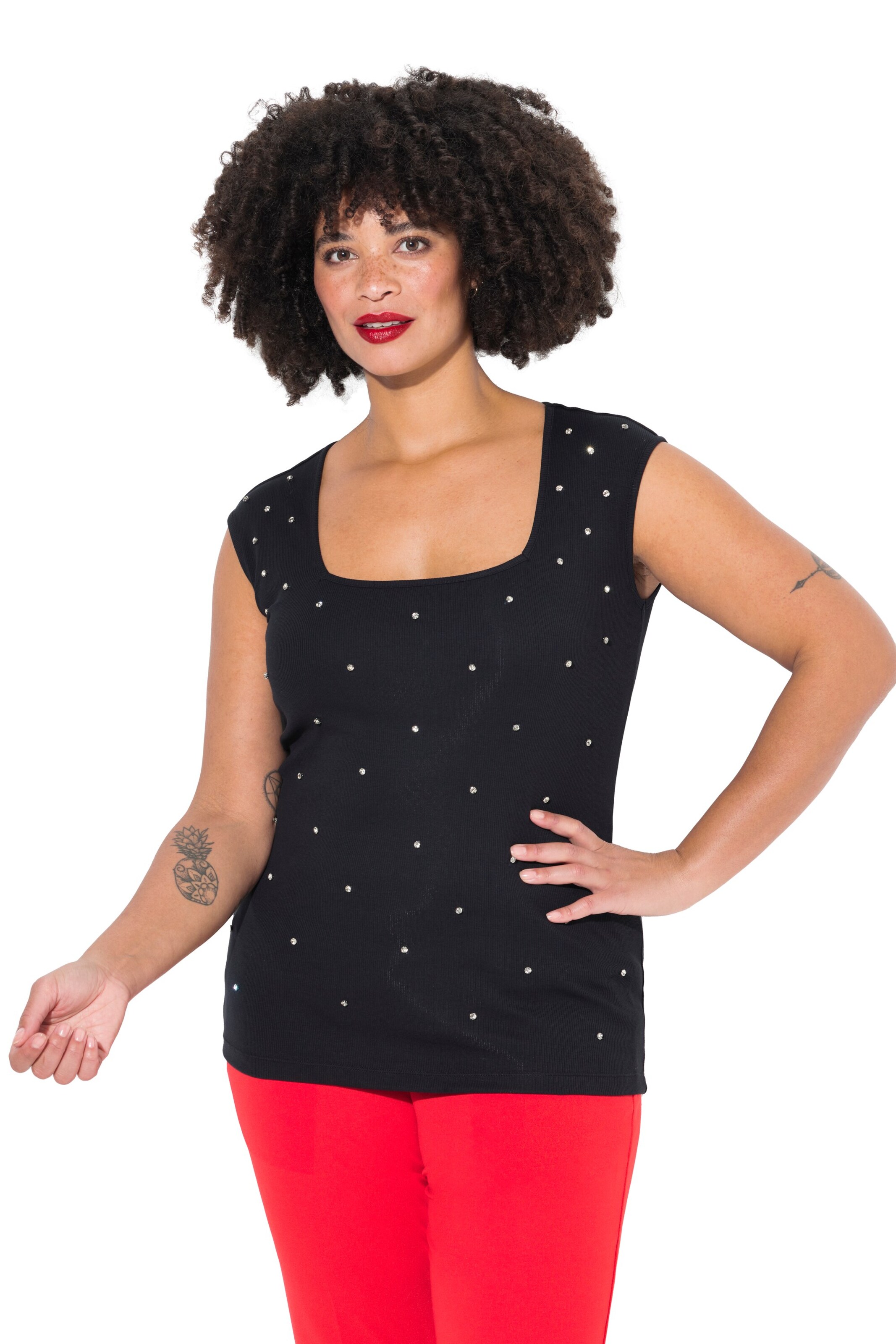 Angel of Style Shirt in Schwarz: Vorderseite