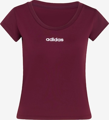 ADIDAS PERFORMANCE - Camiseta funcional 'Hyperglam' en rojo: frente