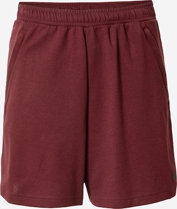 Regular Pantalon de sport ADIDAS PERFORMANCE en rouge : devant