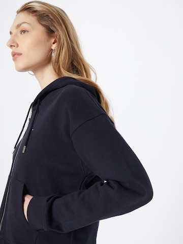 TOMMY HILFIGER Sweatjacke in Blau