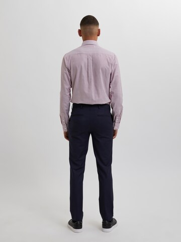 Bertoni Slim Fit Skjorte 'Tobias' i rød