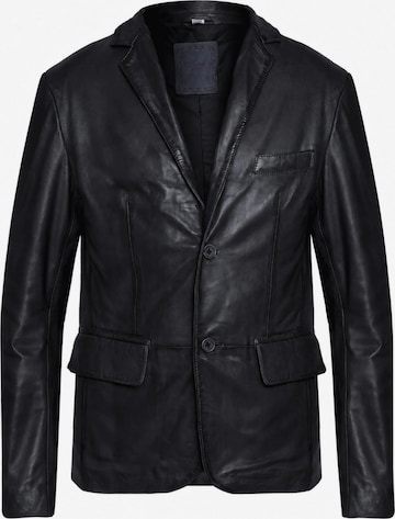 Manteau mi-saison 'Eric' Agamaa en noir : devant