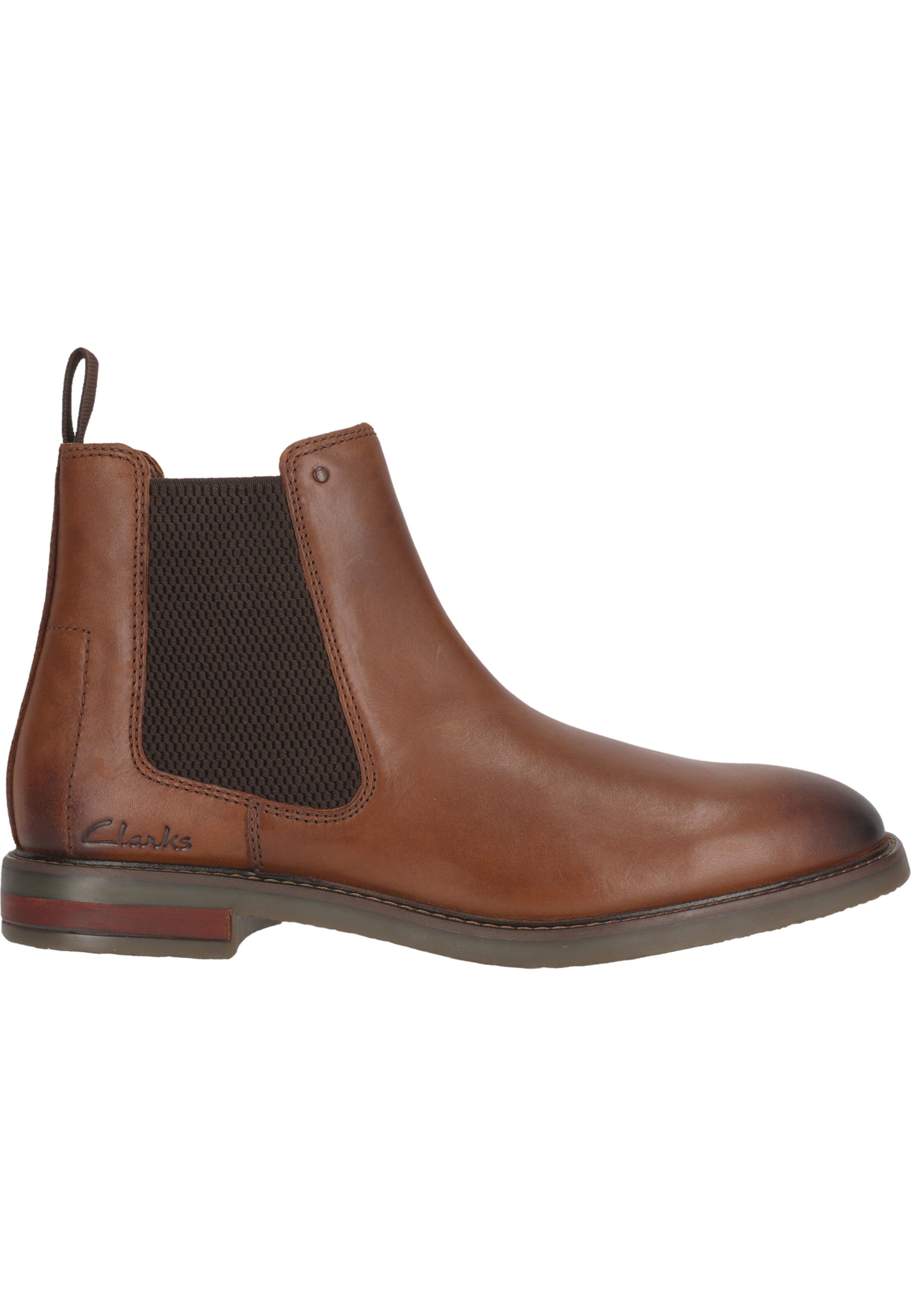 CLARKS Chelsea boots in Bruin