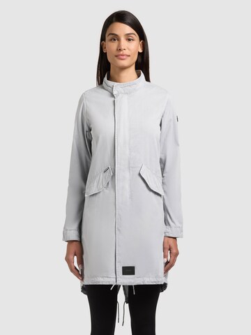 Cappotto di mezza stagione 'THERES' di khujo in grigio: frontale