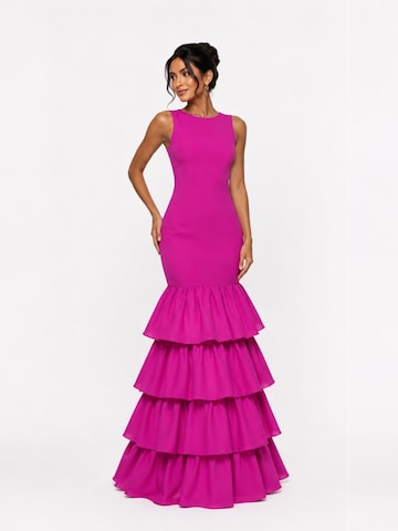 Elena Athanasiadou Cocktailkleid 'LOUISE Dark pink'‌‌‌‌‌ in Pink: Vorderseite