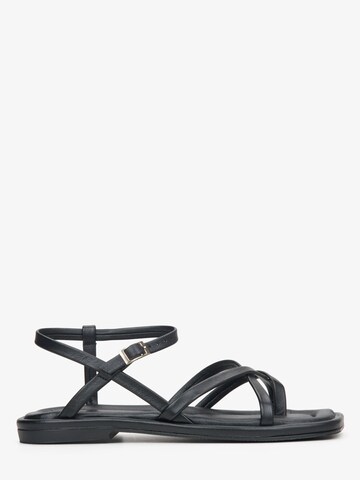 Estro Sandal '057-55' i svart: framsida