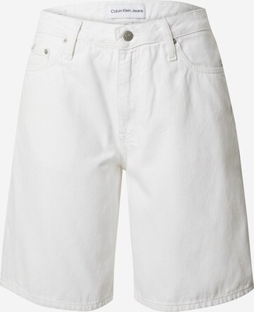 Calvin Klein Jeans Loose fit Jeans in White: front