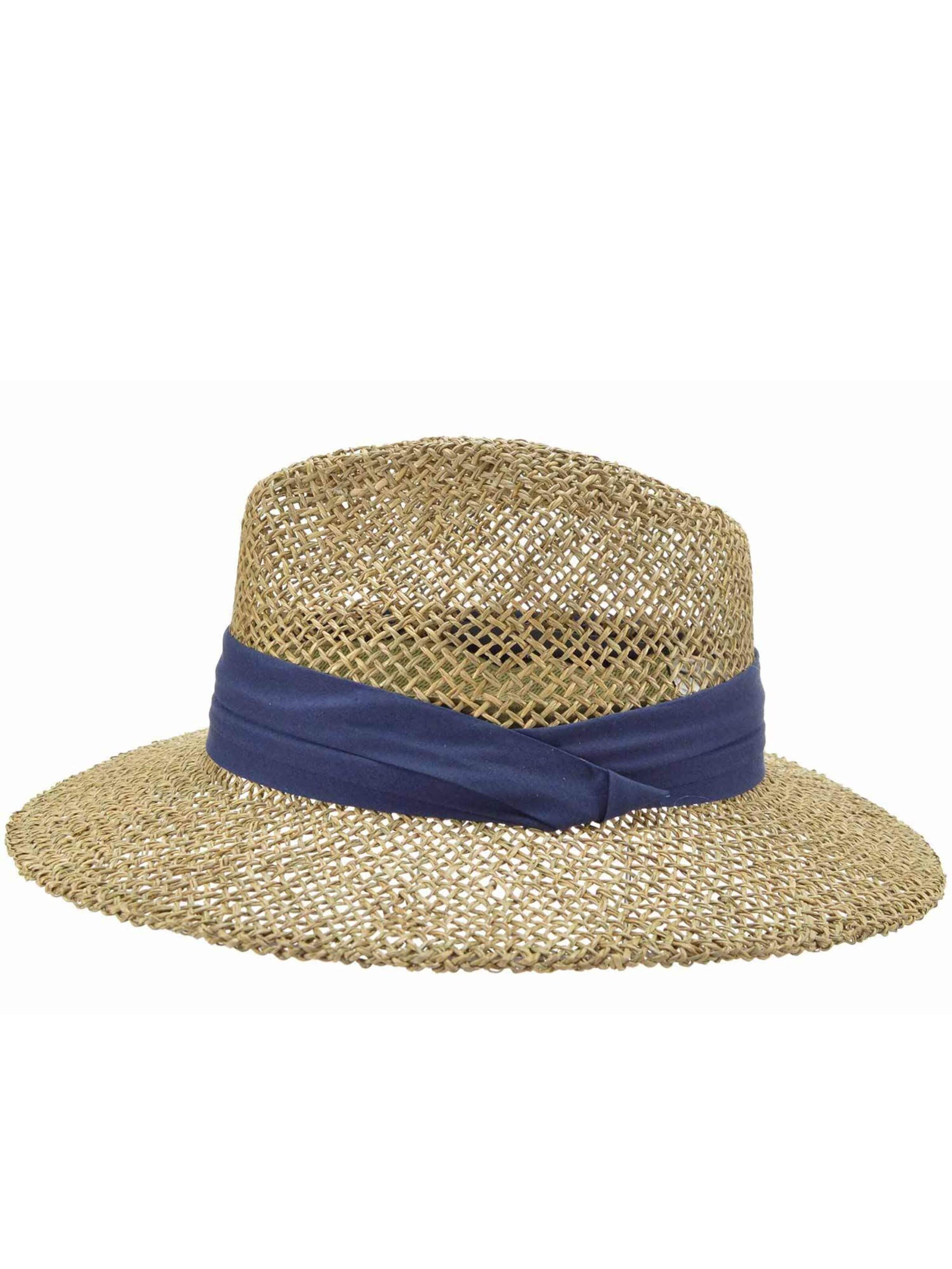 Seeberger Hat 'Hut' in Blue: front
