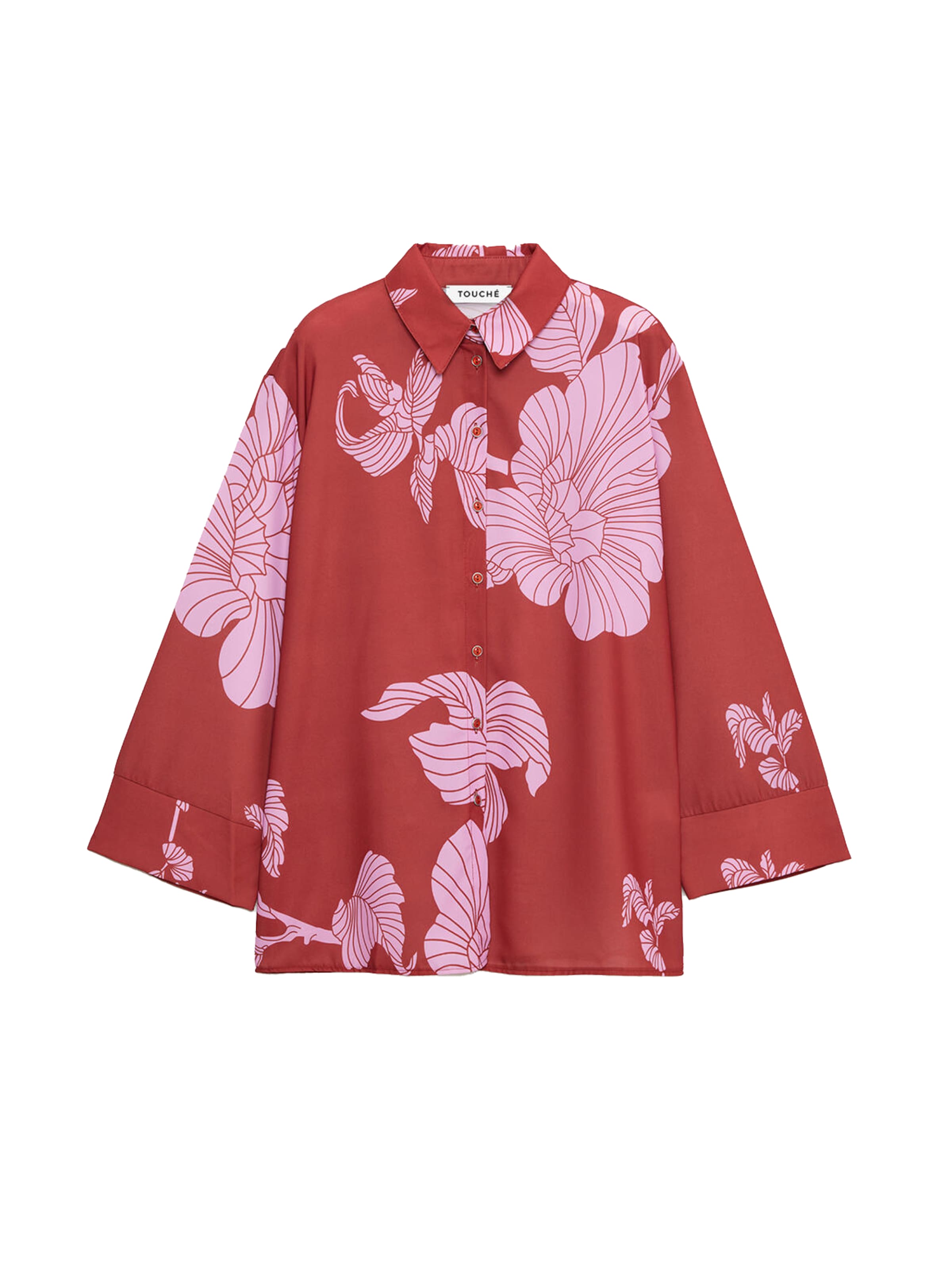 Touche Prive Bluse in Pink: Vorderseite