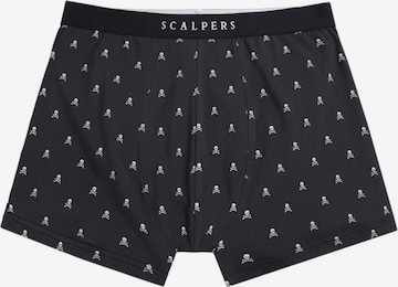 Scalpers Шорты Боксеры 'Just Skull' в Синий: спереди
