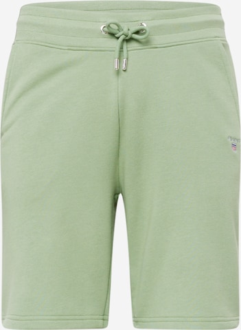 GANT Kalhoty – zelená: přední strana