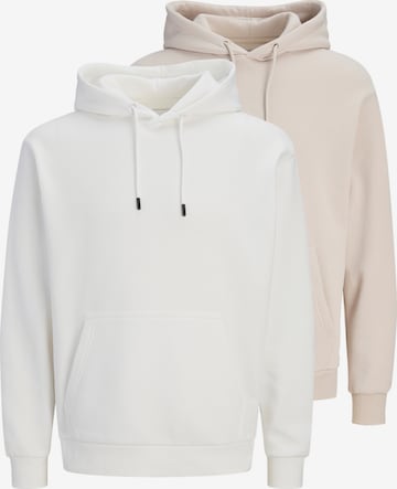 JACK & JONES Sweatshirt 'Bradley' in Beige: front