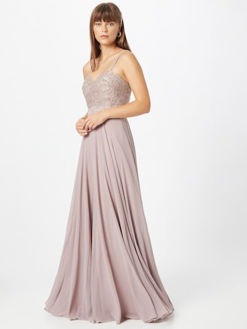 MAGIC NIGHTS Evening Dress in Grey: front