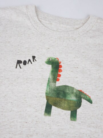 MelaDi Shirt 'Dinosaurier'‌‌‌‌‌‌‌ in Weiß