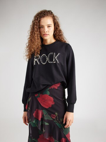 ONLY Sweatshirt 'AMY' in Zwart: voorkant