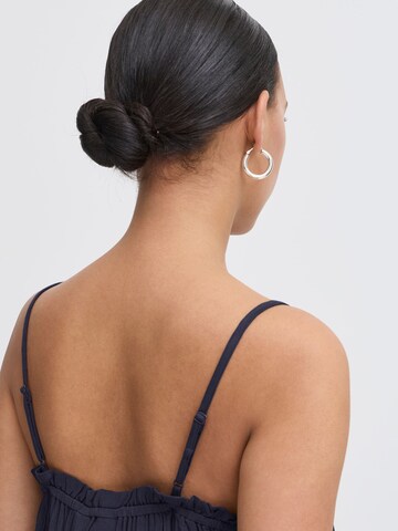 ICHI Top 'IHMarrakech' in Blue