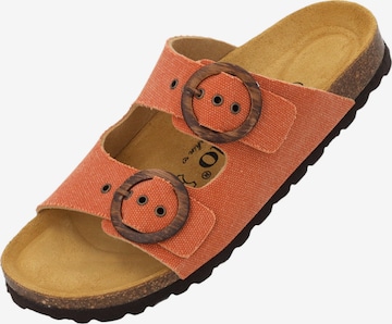 Mule 'Andeci' Palado by Sila Sahin en orange : devant