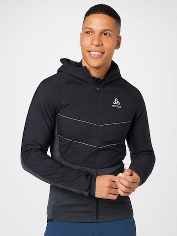 Veste de sport 'Easy' ODLO en noir : devant