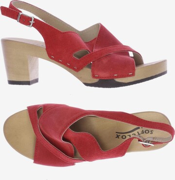 SOFTCLOX Sandals & High-Heeled Sandals in 38 in Red: front