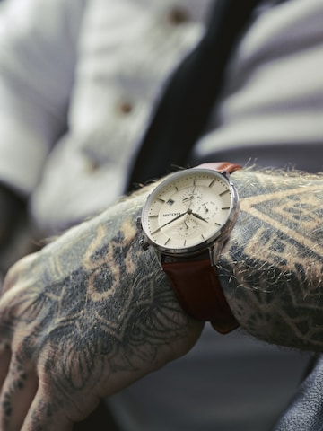 Lucleon Analog watch 'Laurens' in Brown