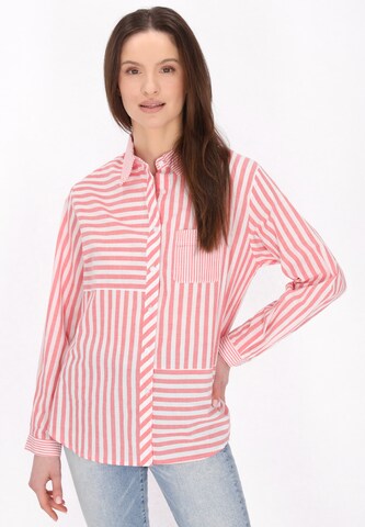 usha BLUE LABEL Blouse in Roze: voorkant