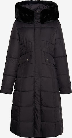 Manteau d’hiver faina en noir : devant