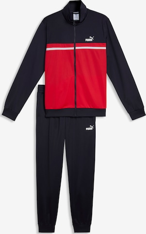 PUMA Trainingspak in Rood: voorkant