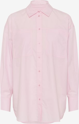 SOAKED IN LUXURY Bluse 'Calico' i pink: forside