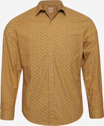 Campus Sutra Comfort fit Button Up Shirt 'Jose' in Brown: front