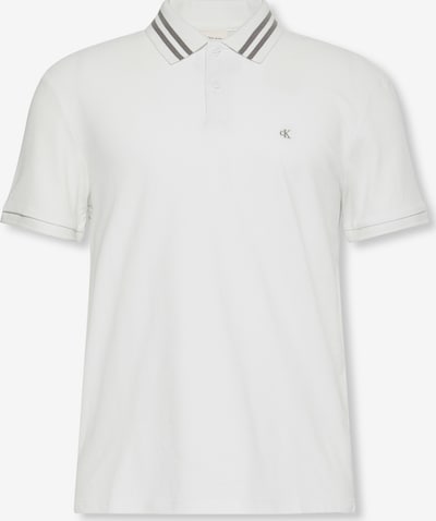 Marškinėliai iš Calvin Klein Jeans, spalva – pilka / balta, Prekių apžvalga