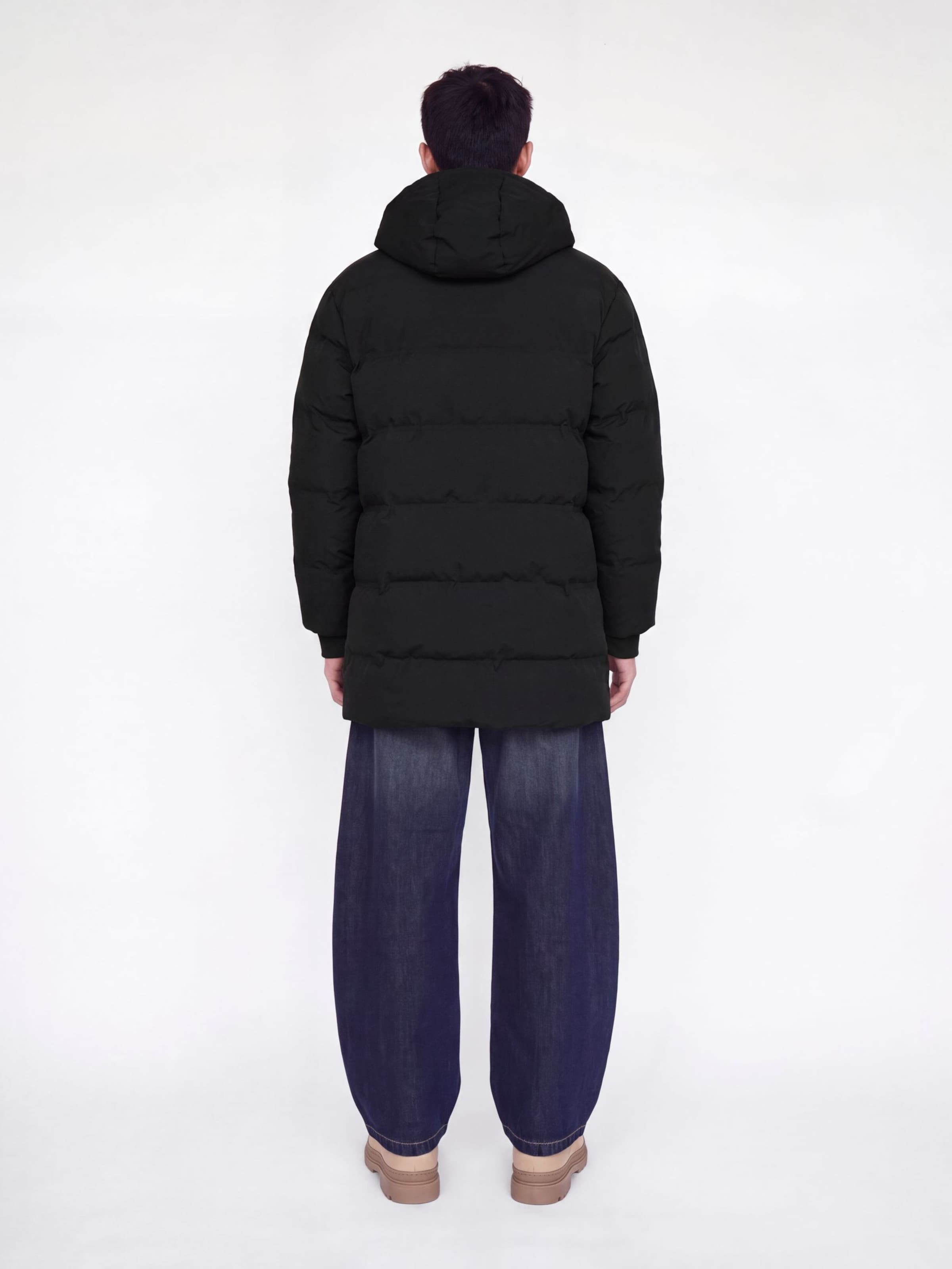 JACK & JONES Winter Coat 'JCOTrace Alpha' in Black