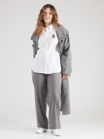 Wide leg Pantaloni con piega frontale 'GINNICO' di Persona by Marina Rinaldi in grigio