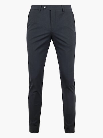 Suitable Slimfit Pantalon in Blauw: voorkant