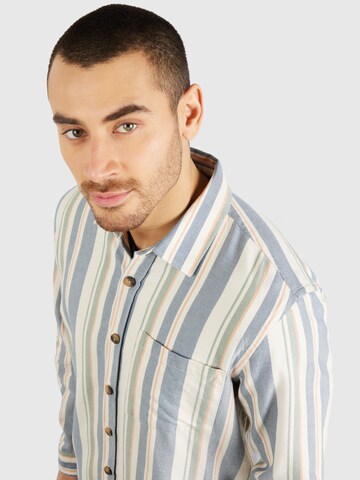 Revolution Comfort fit Button Up Shirt in Blue