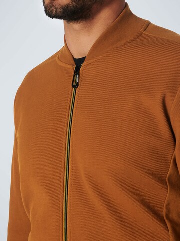 No Excess Zip-Up Hoodie in Brown