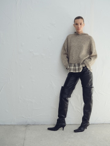 MANGO Pulóver 'Teria' - barna