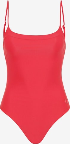 Copenhagen Cartel Swimsuit ' Penida ' in Rot: Vorderseite