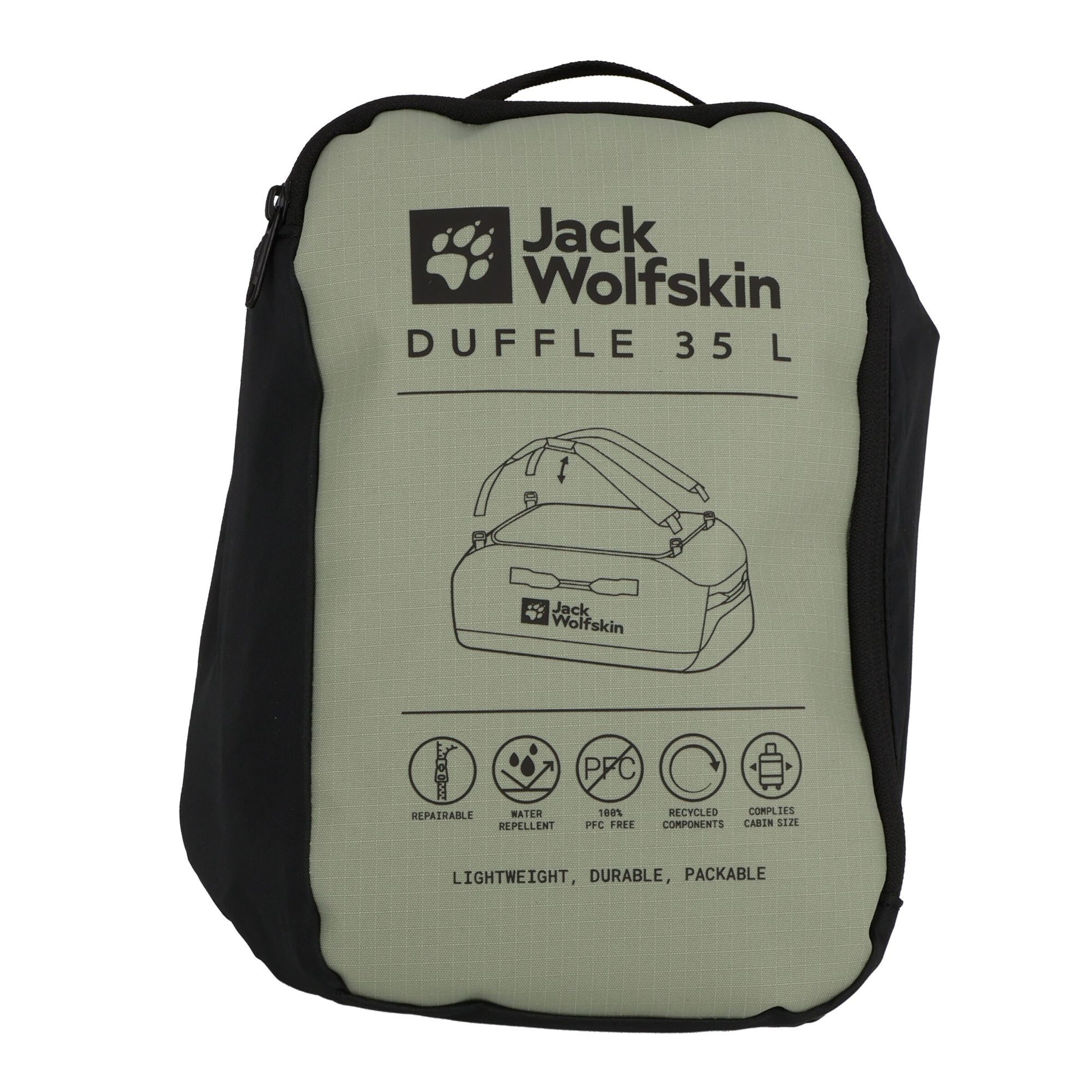 JACK WOLFSKIN Sports bag in Green